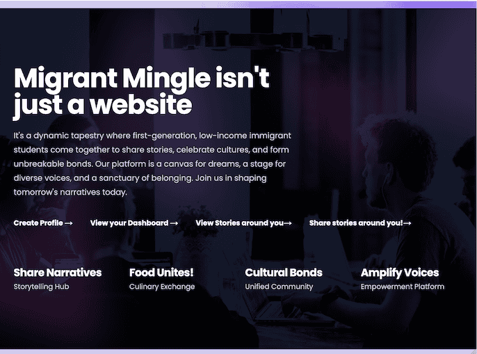 Migrant Mingle: Social Network / Hackathon Entry preview